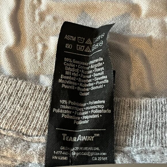 Anvil Gray T-Shirt Size Small America One Nation Under God Patriotic Eagle Tee - Picture 6 of 6